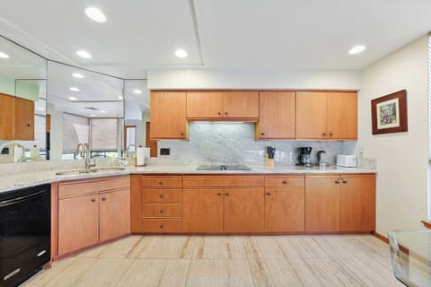 Large fully equipped kitchen
