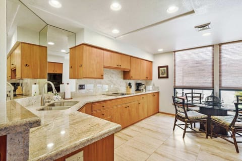 Large fully equipped kitchen