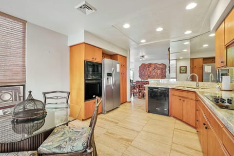 Large fully equipped kitchen