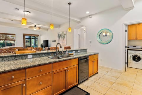 Kitchen with toaster, dishwasher, coffee maker and more