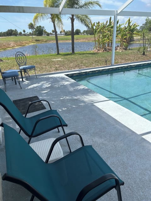 View from pool area