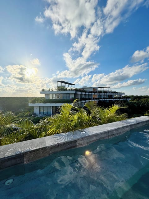 Private pool on the private patio, with the most STUNNING sunsets!!!