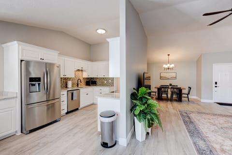Tall Timbers kitchen and living area