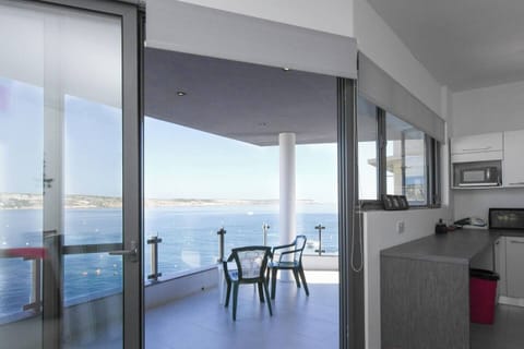 View looking through terrace