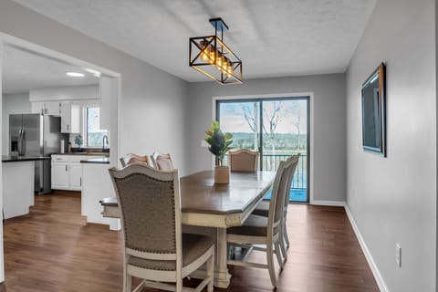 Our formal dining room is the perfect spot to enjoy dinner. 