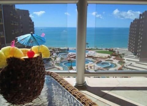 Relax and watch the view from the wide balcony!