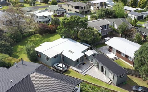 Aerial above property