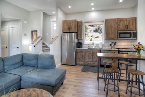 Main level Vista355B - Open living, dining and kitchen.