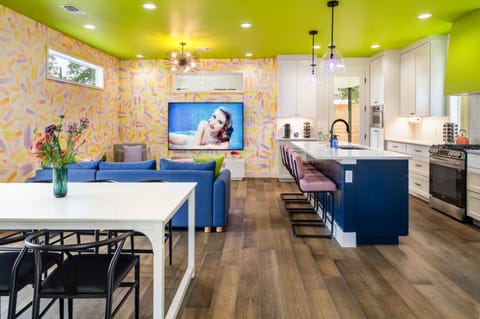 Spacious Design with Colourful Accents