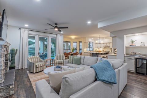 Beautiful open living spaces are designed for enjoying your time with friends and family.