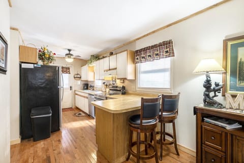 Kitchen and Bar Area