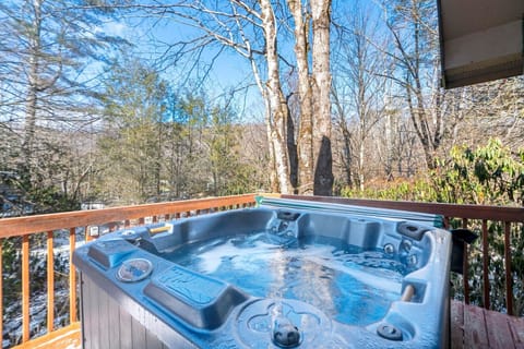 Deck Area--- Soak Away Troubles in the Hot Tub