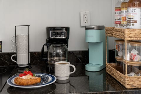 Coffee Bar with syrups, all you need to get your day off to a good start.  