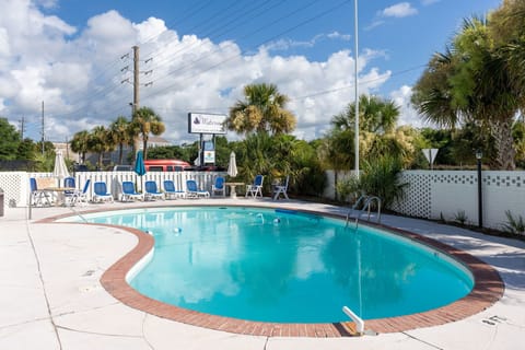 Outside your front door and dive into relaxation with a sparkling pool