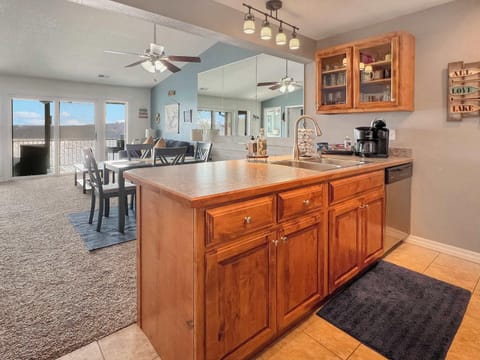 Beautiful views of the lake from the moment you walk in the door