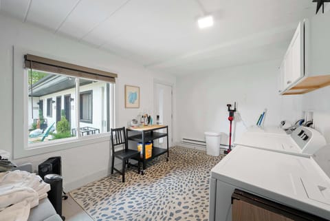 Complimentary communal laundry is available for your stay!