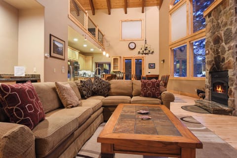 Living room with ample seating space