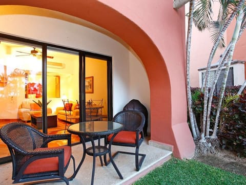 Terrace with table