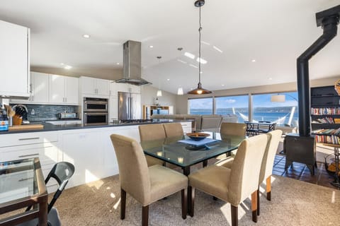 Dining room with a view