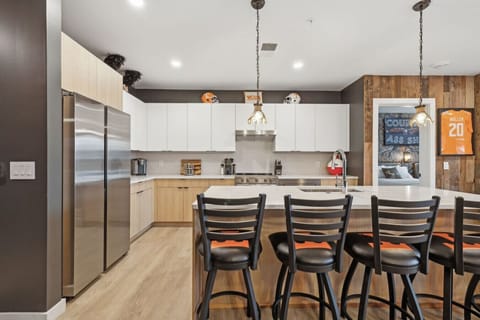 Kitchen full stocked with appliances and everything you`d need to make a meal