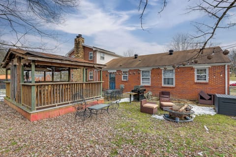 House Exterior | Furnished Patio | Multiple Dining Areas | Gas Grill | Fire Pit