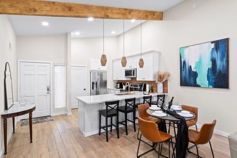 Enjoy meals together in a bright and spacious dining area.