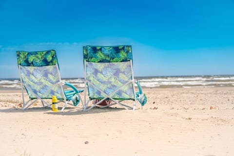 Right on the beach!