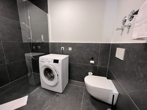 Property, White, Plumbing Fixture, Toilet Seat, Toilet, Bathroom, Black, Building, House, Purple