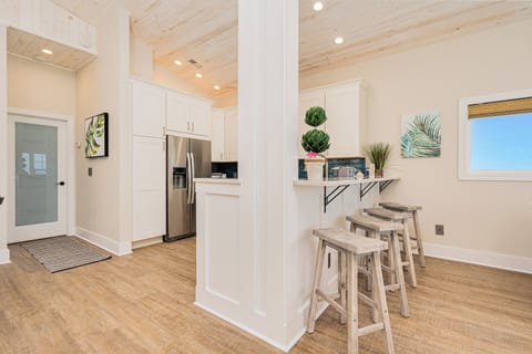 Bar stools for additional seating