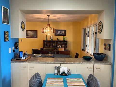 Kitchen looking into the dining room