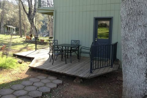 Start your morning with coffee on the back porch!