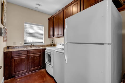 Laundry room for guest convenience