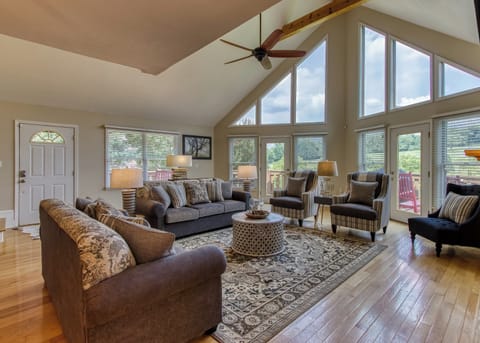 Living room with View
