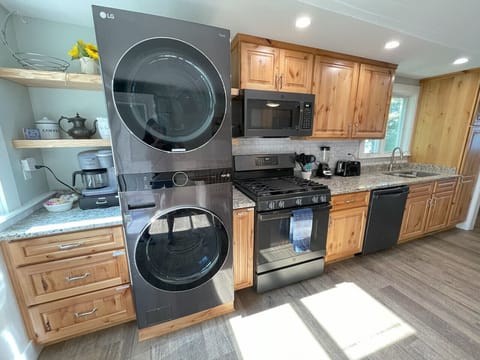 All new appliances including a full-size washer/dryer
