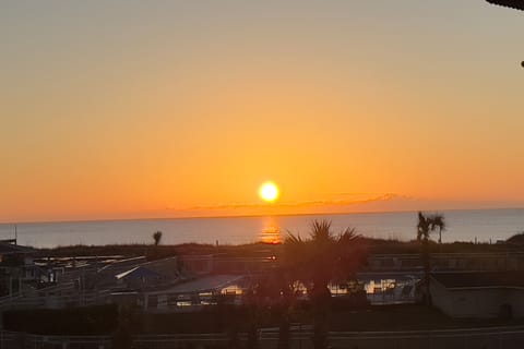 Sunrise from the balcony.