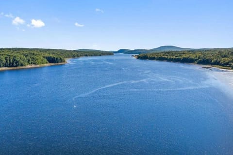 Gorgeous view of the Penobscot River right from the property