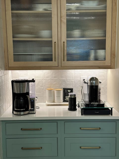 Coffee corner in the kitchen