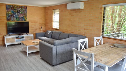 Dining and living area.