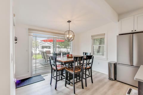 Dining Room with Back Deck Access