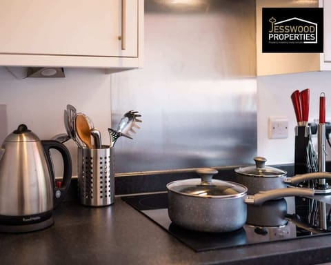 Kitchen at Jesswood Properties Short Lets & Serviced Accommodation