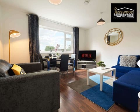 Lounge at Jesswood Properties Short Lets & Serviced Accommodation