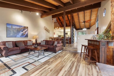 Living, dining, and kitchen