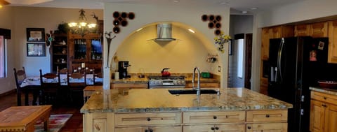 Large kitchen island