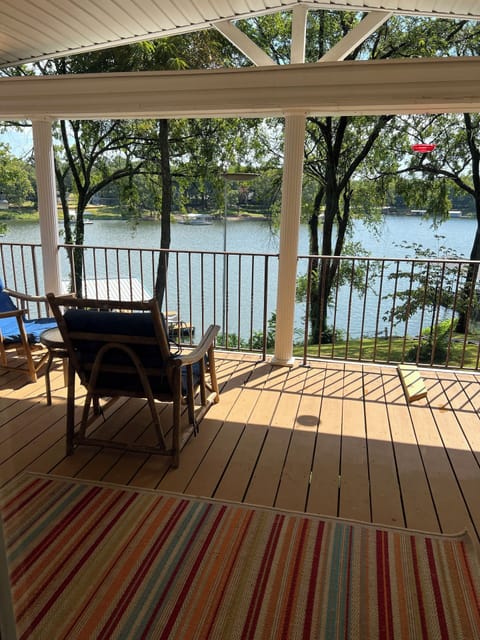 Perfect spot for boat watching.