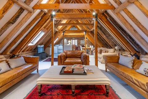 First floor: A light-filled living area