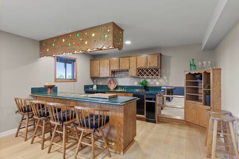 Downstairs kitchenette area