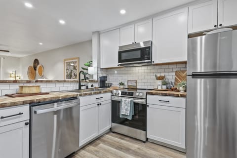 Whip up something delicious in this cozy kitchen!