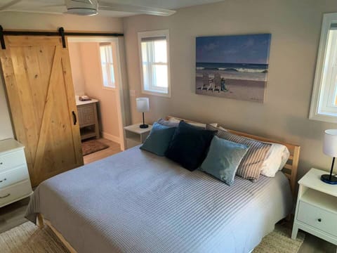 Master bedroom with king-sized bed