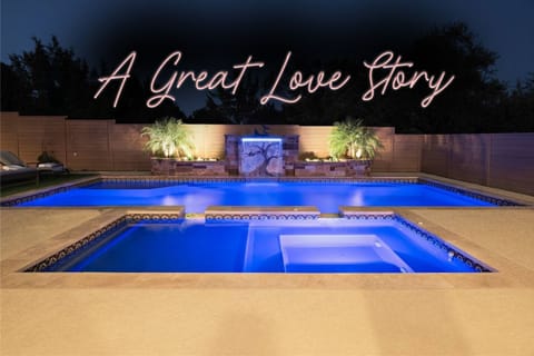 Take a dip in the pool and heated spa!