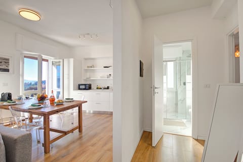 Kitchen and dining area